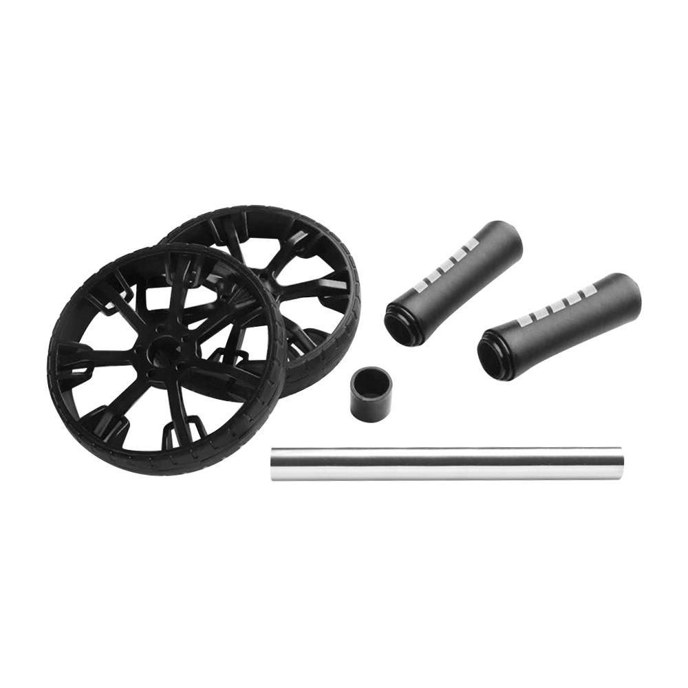 ลูกกลิ้งบริหารหน้าท้อง+แผ่นรอง PRO-FIT สีดำ