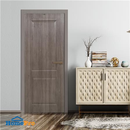 ประตูภายใน UPVC AZLE PZ04 80X200 ซม. สี TEXES OAK เจาะลูกบิด_3