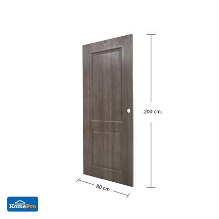 ประตูภายใน UPVC AZLE PZ04 80X200 ซม. สี TEXES OAK เจาะลูกบิด_5