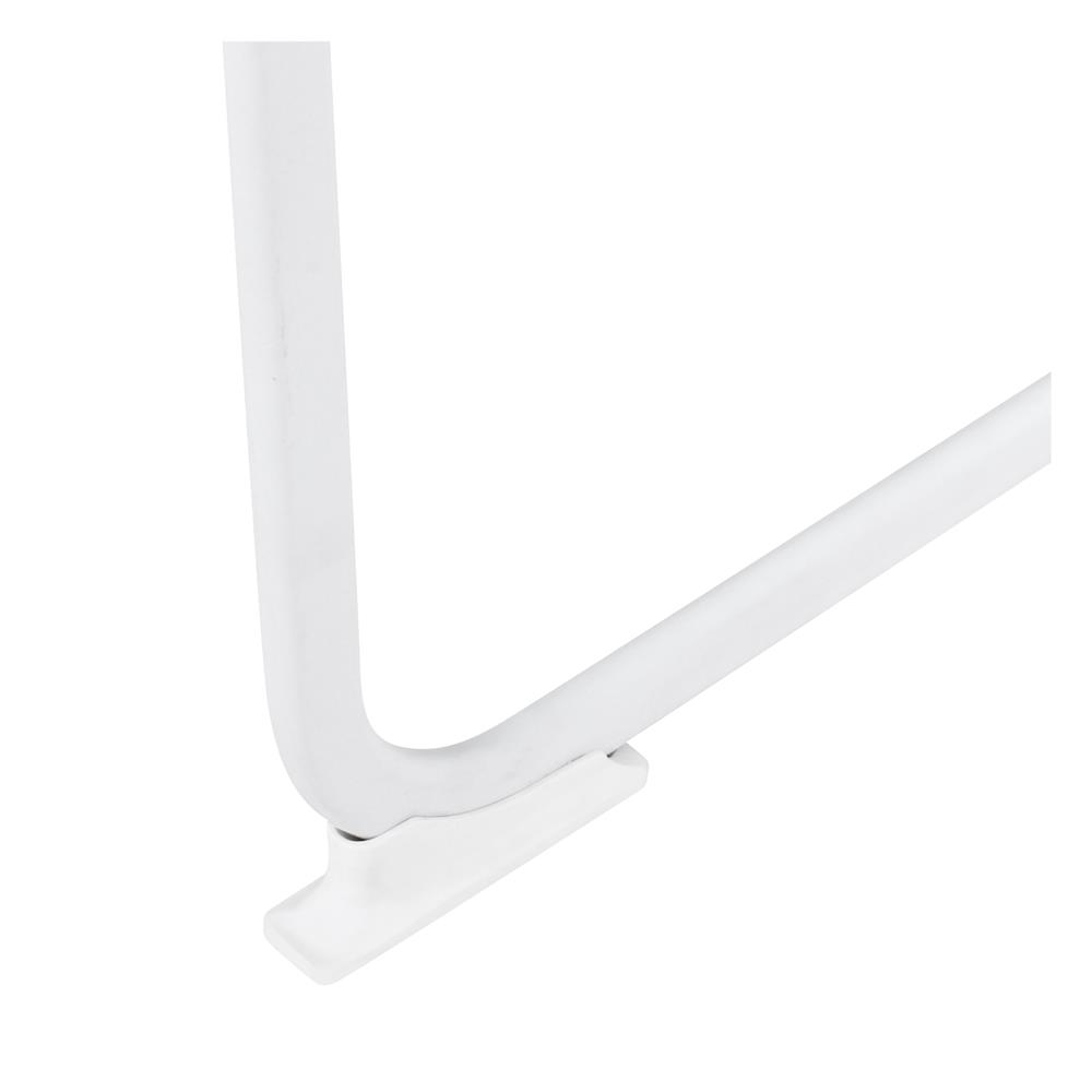 ชั้นคร่อมเครื่องซักผ้าปรับระยะ PLIM สีขาว