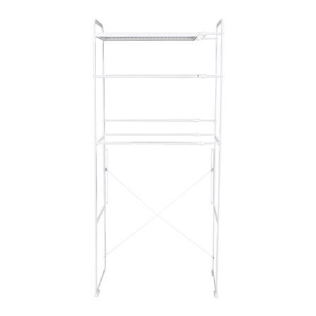 ชั้นคร่อมเครื่องซักผ้าปรับระยะ PLIM สีขาว_1