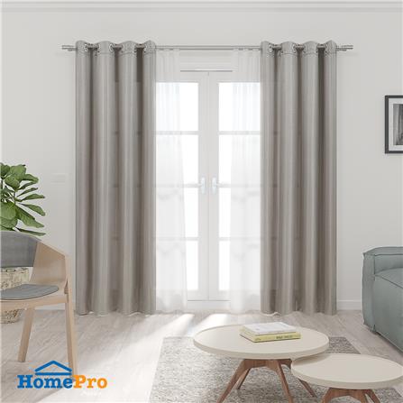 ผ้าม่าน EYELET HOME LIVING STYLE TERRA UV 130X220 ซม. สีน้ำตาล_6