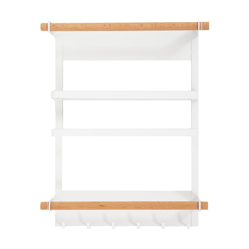 ชั้นวางของแม่เหล็กติดข้างตู้เย็น 2 ชั้น KECH