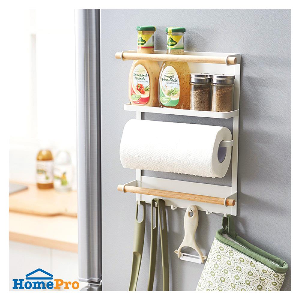 ชั้นวางของแม่เหล็กติดข้างตู้เย็น 2 ชั้น KECH