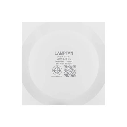 ดาวน์ไลท์ LED LAMPTAN CLICK&GO 6 นิ้ว 12 วัตต์ WARM WHITE สีขาว_5