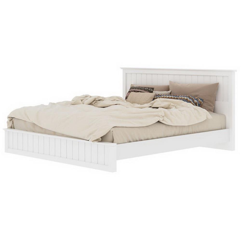 ชุดห้องนอน 5 ฟุต KONCEPT MONETA พร้อมตู้บานเปิด 200 ซม. สีขาว