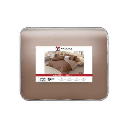 ชุดผ้าปูที่นอน 6 ฟุต 6 ชิ้น FROLINA MICROTEX SF026_4