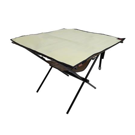 โต๊ะแคมป์ปิ้ง EQNOX FOLDING TABLE M สีเบจ_0