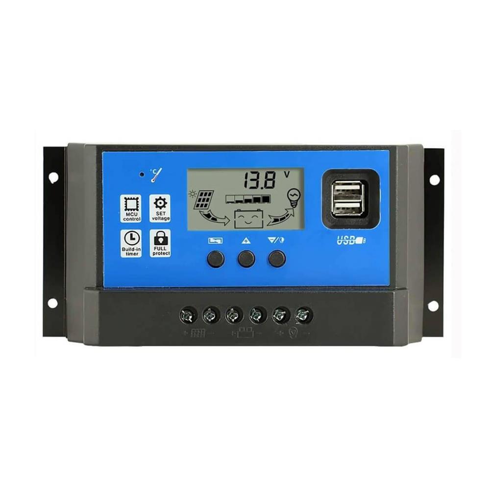 คอนโทรลชาร์จโซลาร์ PWM TRANSPOWER VS 30A 12/24V