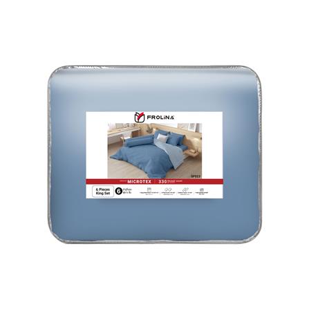 ชุดผ้าปูที่นอน 6 ฟุต 6 ชิ้น FROLINA MICROTEX SF023_4