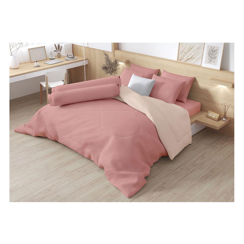 ชุดผ้าปูที่นอน 6 ฟุต 6 ชิ้น FROLINA MICROTEX SF022