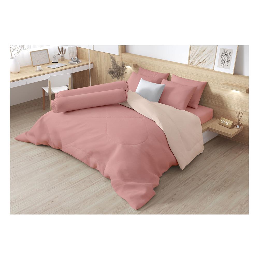 ชุดผ้าปูที่นอน 6 ฟุต 5 ชิ้น FROLINA MICROTEX SF022