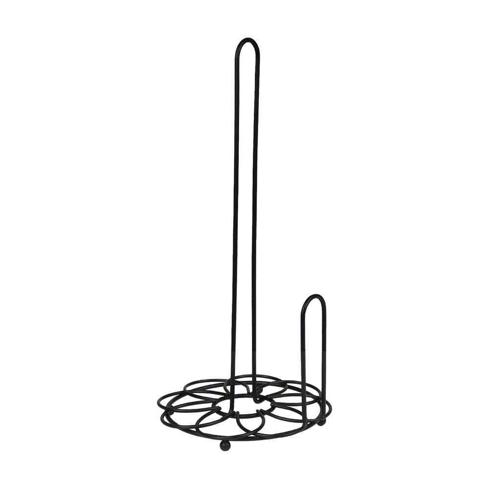 ที่ใส่ทิชชูม้วนกลม KECH FLOWER สีดำ