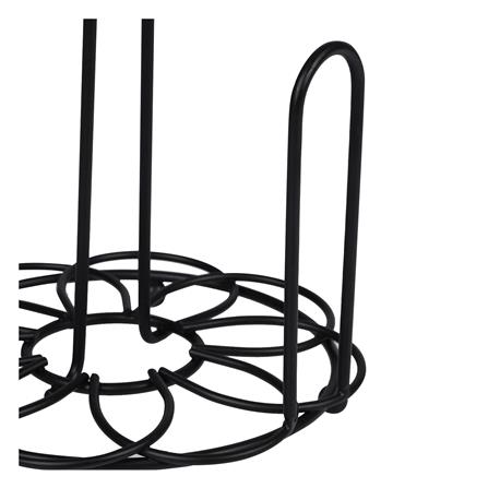 ที่ใส่ทิชชูม้วนกลม KECH FLOWER สีดำ_1