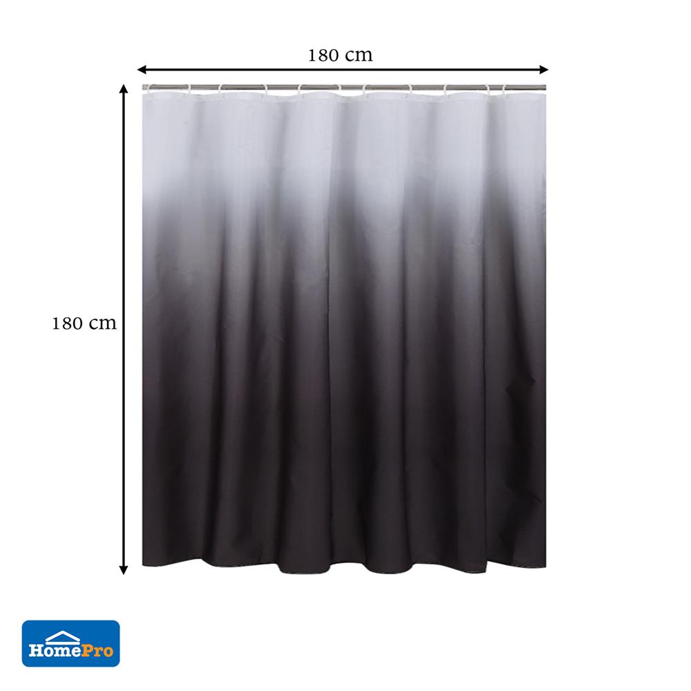 ม่านห้องน้ำ POLYESTER MOYA ACS22018A 180X180 ซม.