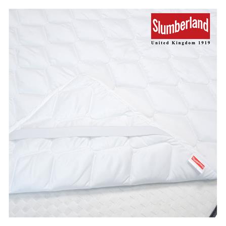 ผ้ารองกันเปื้อน KING SIZE SLUMBERLAND ELASTIC สีขาว_3