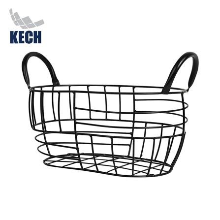 ตะกร้าผลไม้ทรงรี KECH HANDLE M 30 ซม. สีดำ