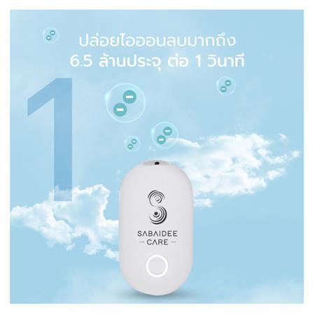 เครื่องฟอกอากาศแบบพกพา SABAIDEE CARE สีดำ_4