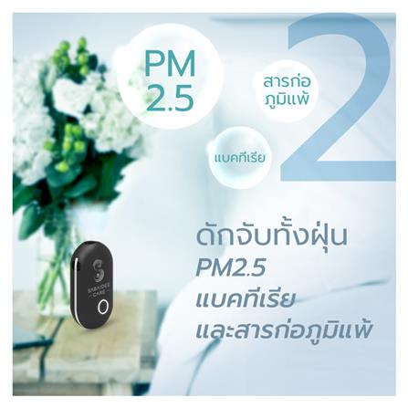 เครื่องฟอกอากาศแบบพกพา SABAIDEE CARE สีดำ_5