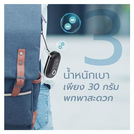 เครื่องฟอกอากาศแบบพกพา SABAIDEE CARE สีดำ_6