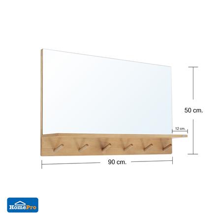 กระจกเงาชั้นวาง MOYA TK-ML-A03 90X50 ซม._6