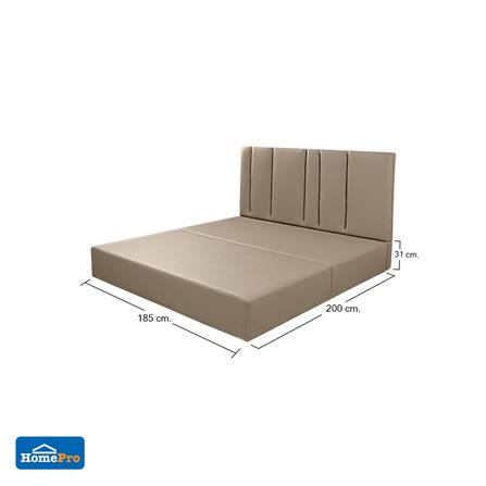 ฐานรองหัวเตียง 6 ฟุต HOME LIVING STYLE ARTHENA สีเบจ_6