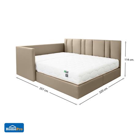 ชุดที่นอน FAMILY 5 ฟุต และ 3 ฟุต HOME LIVING STYLE ARTHENA สีเบจ_7