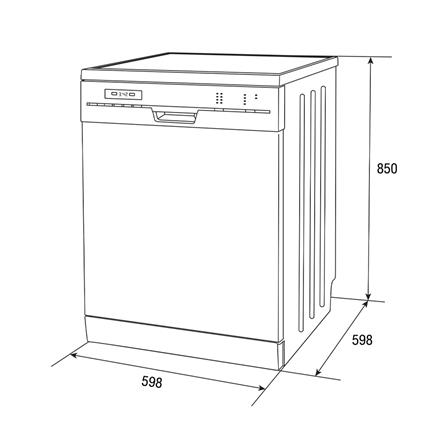 เครื่องล้างจานตั้งพื้น MEX DI813DG_18