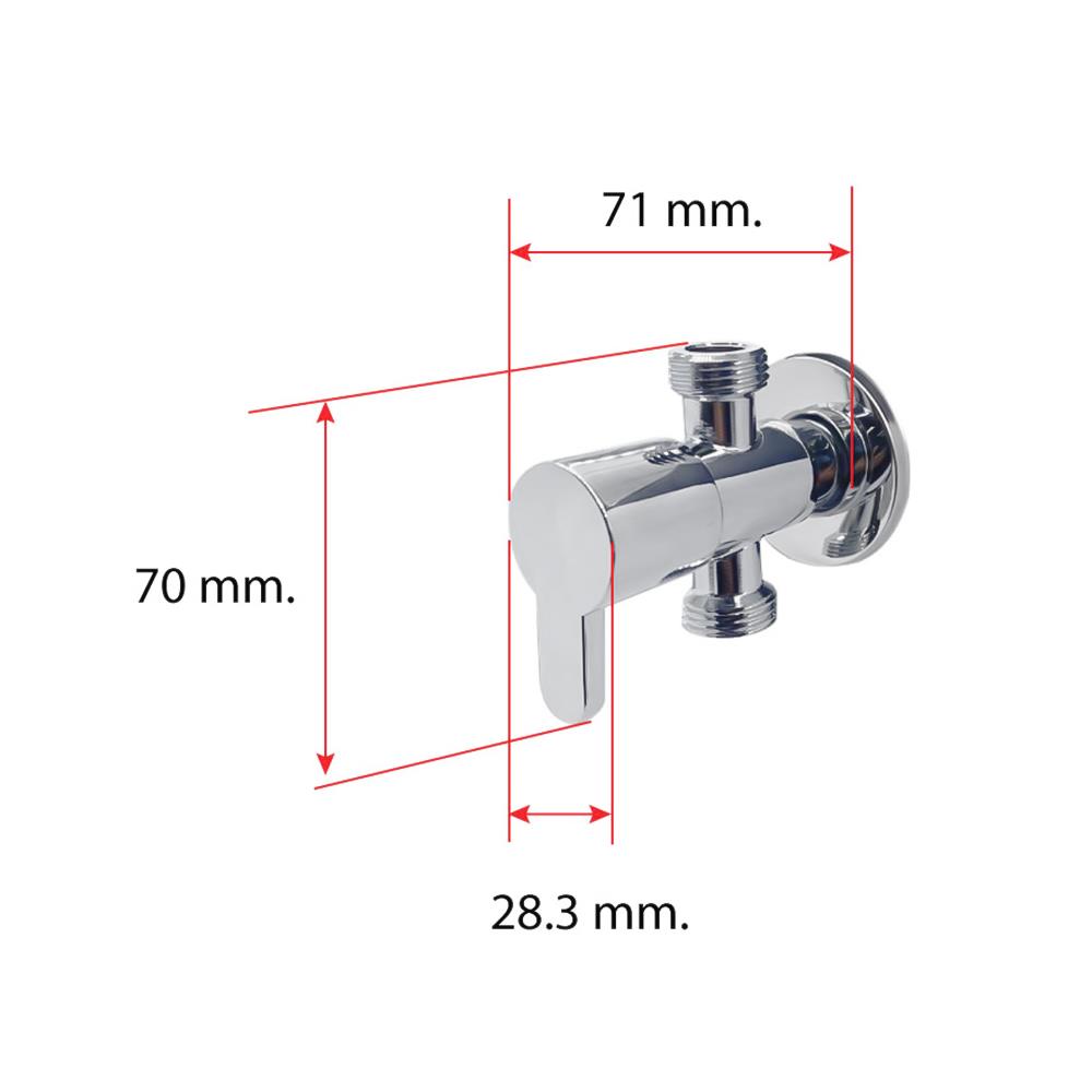 สต๊อปวาล์ว 2 ทาง LUZERN DL-8211