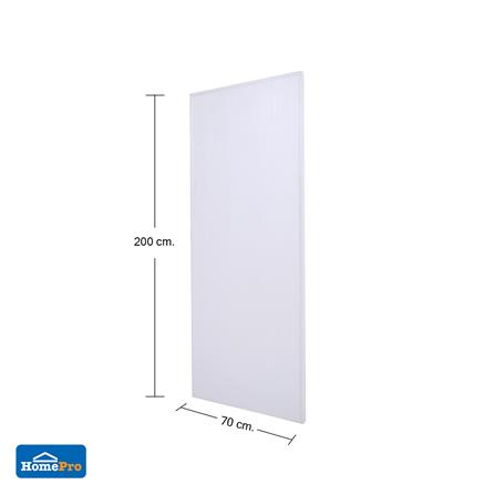 ชุดประตูห้องน้ำพร้อมวงกบ PVC AZLE AZ-P1 UV 70X200 ซม. สีขาว_5