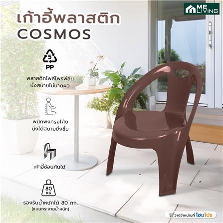 เก้าอี้พลาสติก ME LIVING COSMOS สีน้ำตาล_4