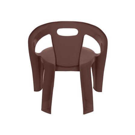 เก้าอี้พลาสติก ME LIVING COSMOS สีน้ำตาล_2