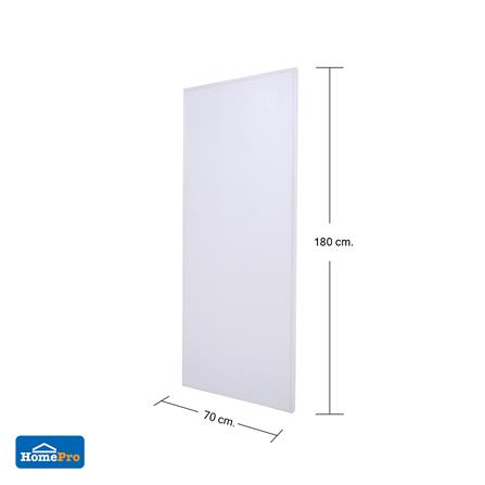 ชุดประตูห้องน้ำพร้อมวงกบ PVC AZLE AZ-P1 UV 70X180 ซม. สีขาว_5