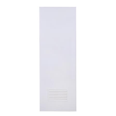 ชุดประตูห้องน้ำพร้อมวงกบ PVC AZLE AZ-P2 เกล็ดล่าง UV 70X200 ซม. สีขาว