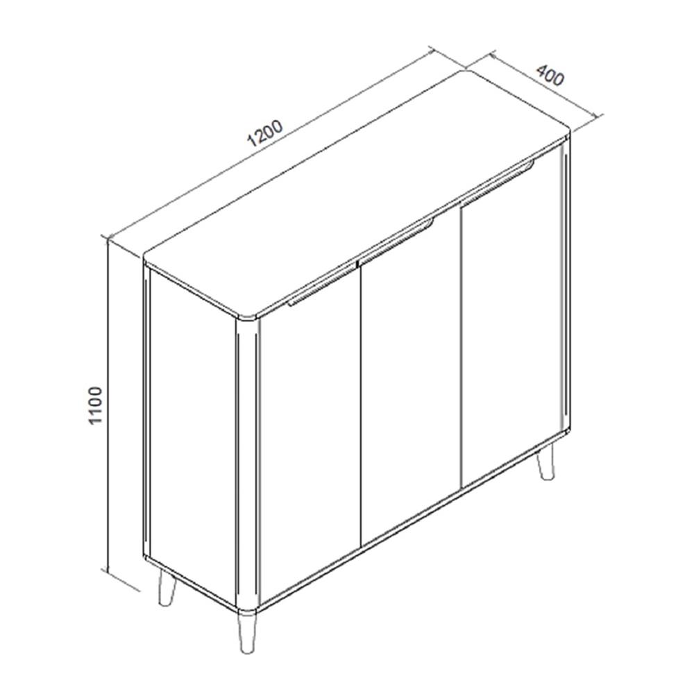 ตู้สูง FURDINI BRAVE สีขาว