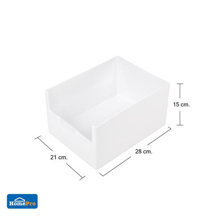 กล่องจัดระเบียบทรงสูง KECH NEAT 21x28x15 ซม. ไซซ์ XL_4