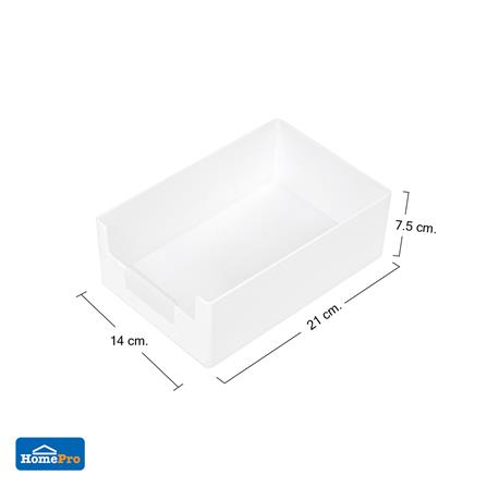 กล่องจัดระเบียบทรงเตี้ย KECH NEAT 14x21x7.5 ซม. ไซซ์ M_4