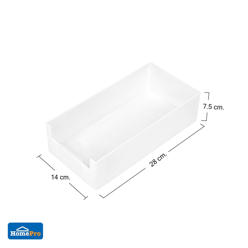 กล่องจัดระเบียบทรงเตี้ย KECH NEAT 14x28x7.5 ซม. ไซซ์ L