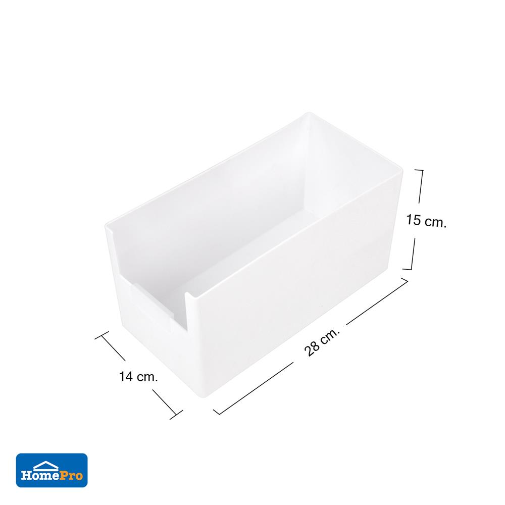 กล่องจัดระเบียบทรงสูง KECH NEAT 14x28x15 ซม. ไซซ์ L