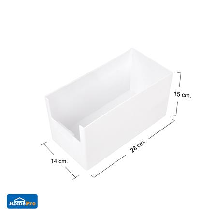 กล่องจัดระเบียบทรงสูง KECH NEAT 14x28x15 ซม. ไซซ์ L_4