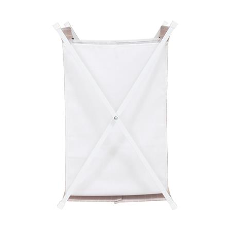 ถังผ้าเหลี่ยมขาไขว้ PLIM SAND สีเบจ_3