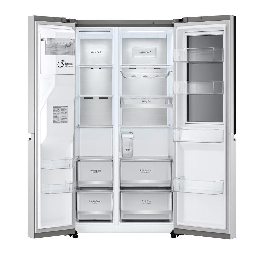 ตู้เย็น SIDE BY SIDE LG GC-X257CSES 22.4 คิว สีเงิน