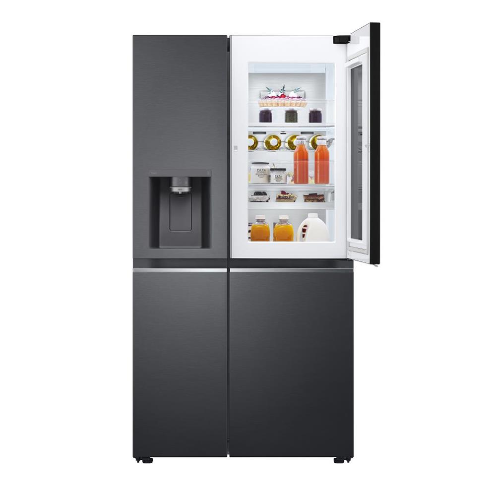 ตู้เย็น SIDE BY SIDE LG GC-X257CQES 22.4 คิว สีดำ