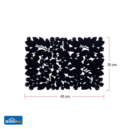 แผ่นรองจานสักหลาด KECH FELT NATURE สีดำ_4