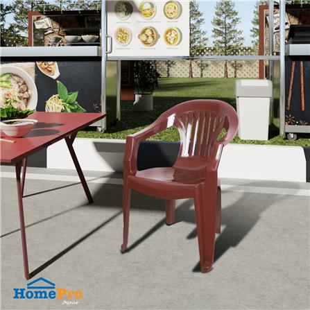 เก้าอี้เท้าแขน ME LIVING KING สีน้ำตาล_4