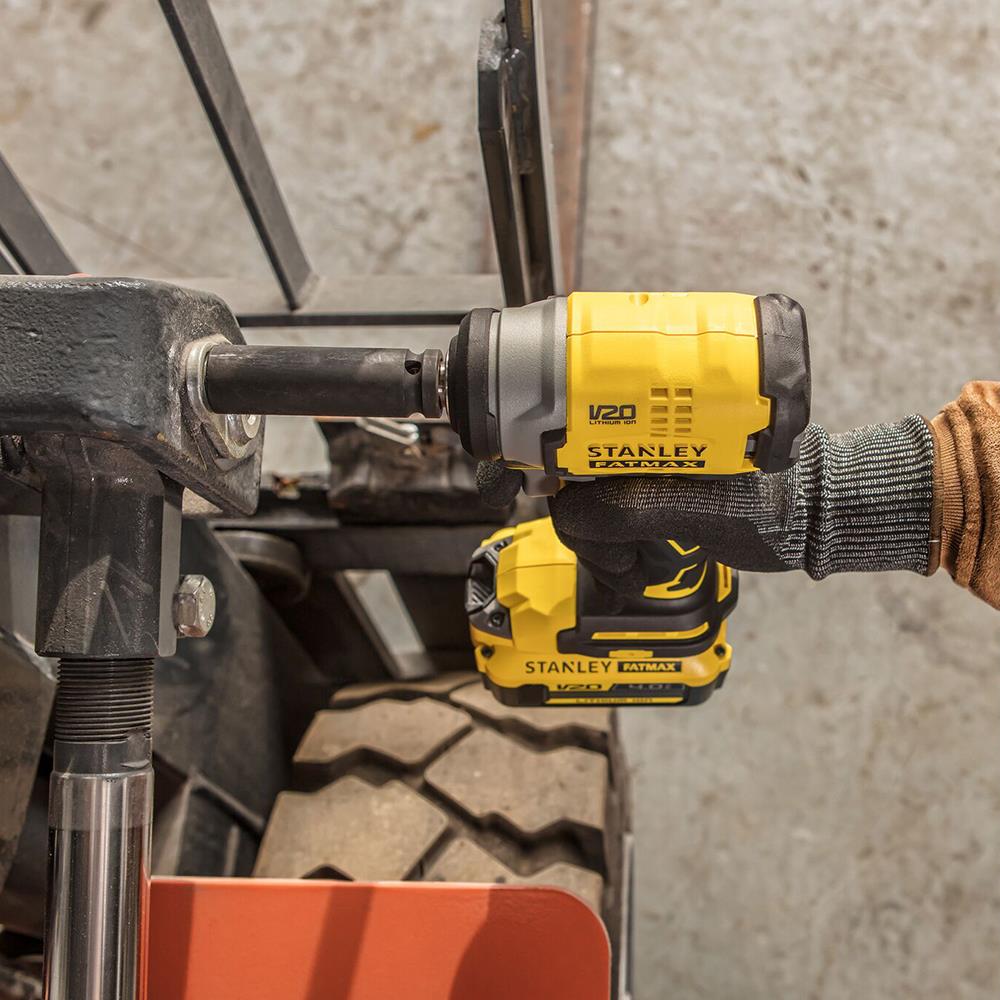 บล็อกกระแทกไร้สาย (พร้อมแบตเตอรี่) STANLEY SBW910M1K-B1 20 โวลต์