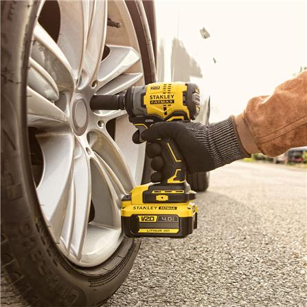 บล็อกกระแทกไร้สาย (พร้อมแบตเตอรี่) STANLEY SBW910M1K-B1 20 โวลต์_4