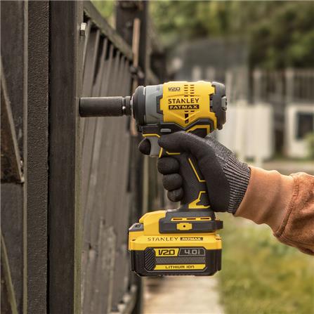 บล็อกกระแทกไร้สาย (พร้อมแบตเตอรี่) STANLEY SBW910M1K-B1 20 โวลต์_5