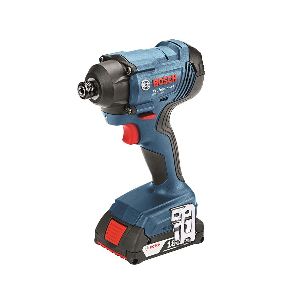 สว่านไขควงไร้สาย (พร้อมแบตเตอรี่) BOSCH GDR 180-LI BL 18 โวลต์