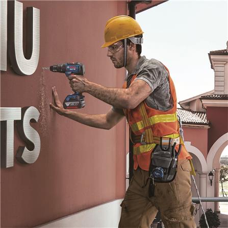 สว่านกระแทกไร้สาย (พร้อมแบตเตอรี่) BOSCH GSB18V-50 (2AH) 18 โวลต์_3